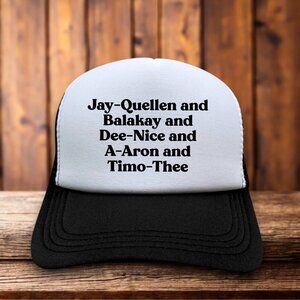 A-Aron Key And Peele Substitute Teacher Skit Mens Trucker Hat Black Snapback